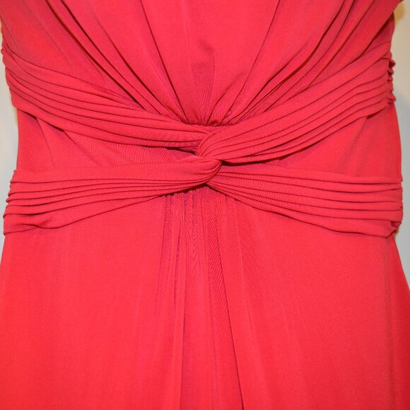 BCBGMaxAzria Red Strapless Floor length Gown - Picture 9 of 14